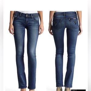 Hudson Beth Baby Boot Jeans Size 26 Medium Wash Stretch 32” Inseam
